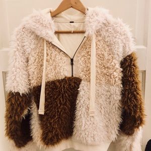 Free People Sherpa Hoodie